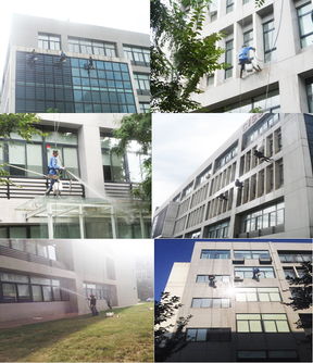 软件园外包基地外墙焕新记 专业清洗服务保障园区形象与安全